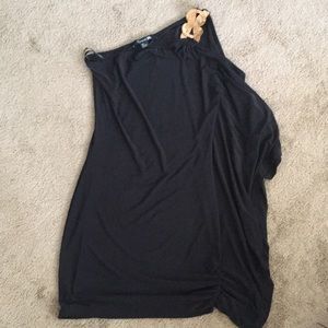 3 for $15 One Shoulder Asymmetrical Black Dress